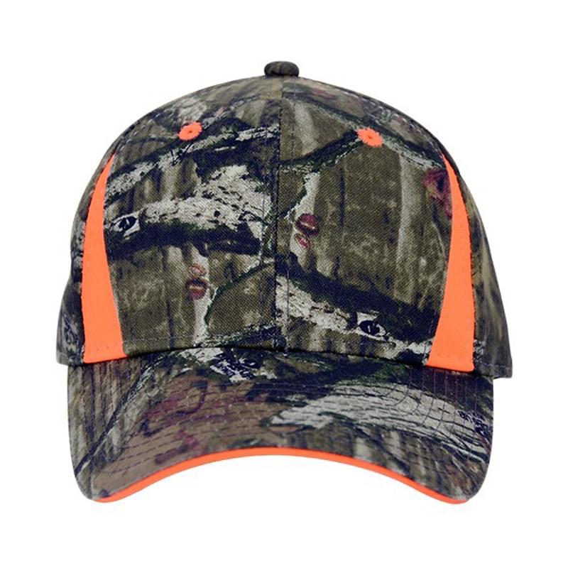 Camo Cap With Blaze Inserts