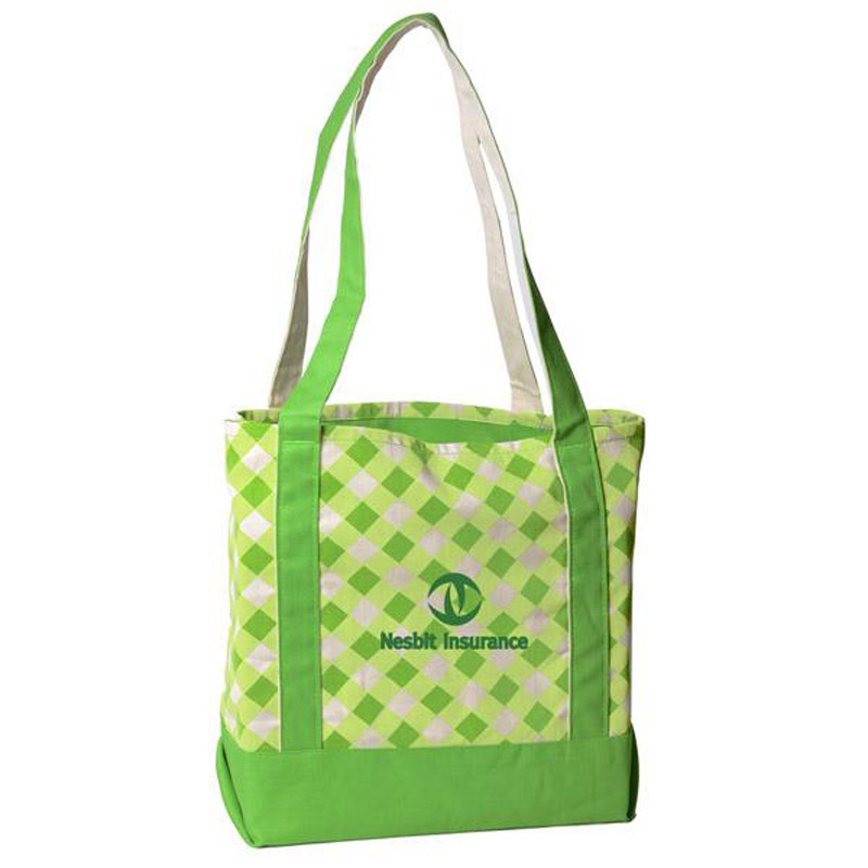 Printed Small Accent Boat Tote