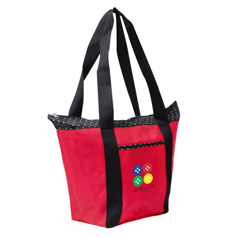 Polka Dot Accent Tote