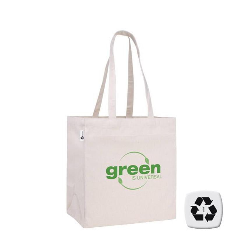 V Natural Recycled Cotton Tote