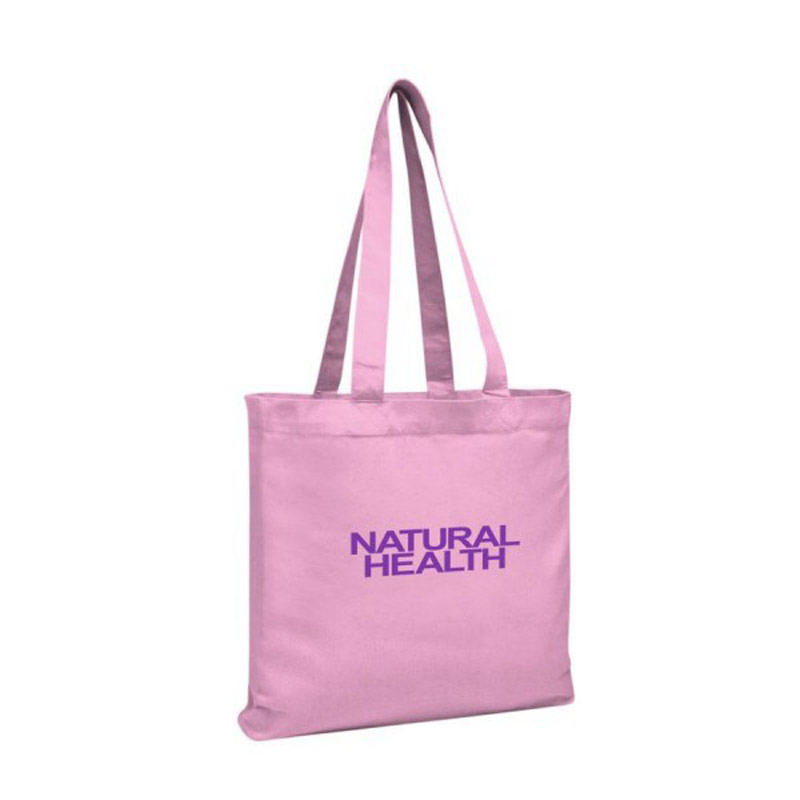 V Naturalcolored Organic Gusseted Tote