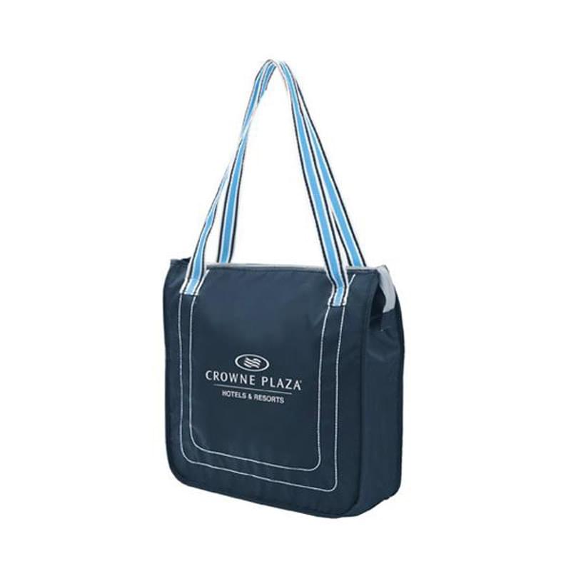 Color Band Cooler Tote