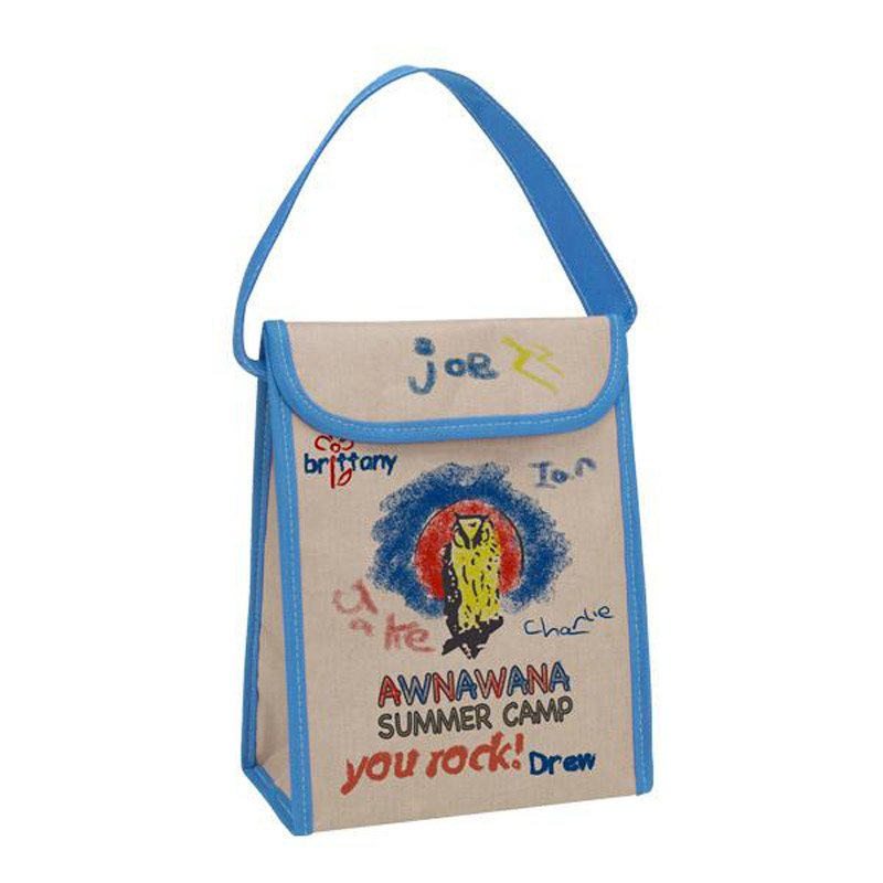 V Natural Kraft Lunch Bag