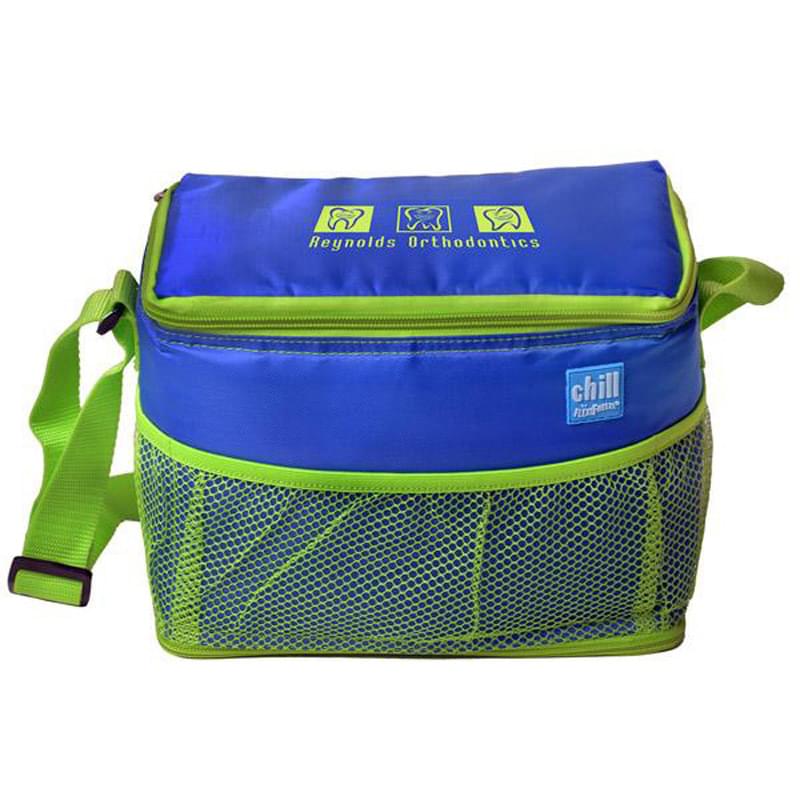 Chill By Flexi Freeze   6-Can Cooler With Mesh Pockets