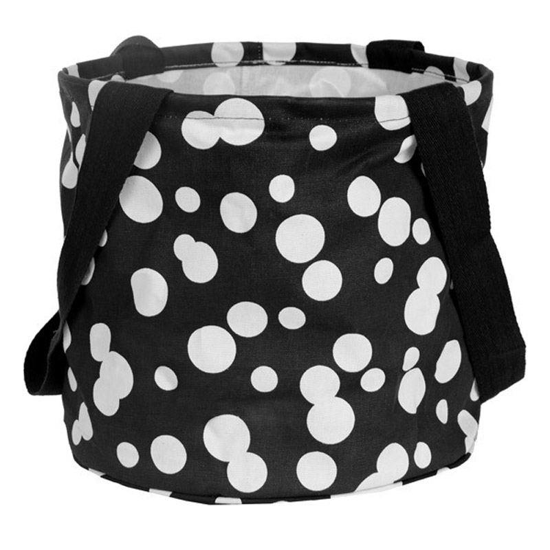 Large Printed Round Utility Tote Large Printed Round Utility Tote