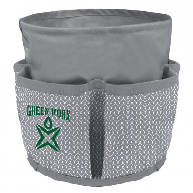 Round Printed Utility Tote