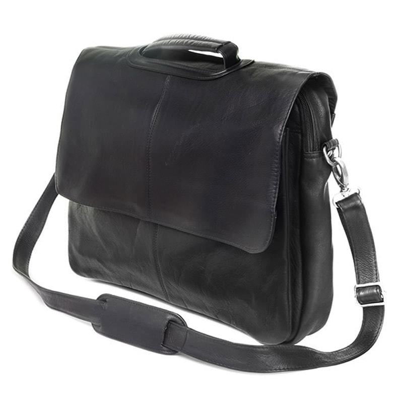 Vaqueta Napa Laptop Flapover Briefcase