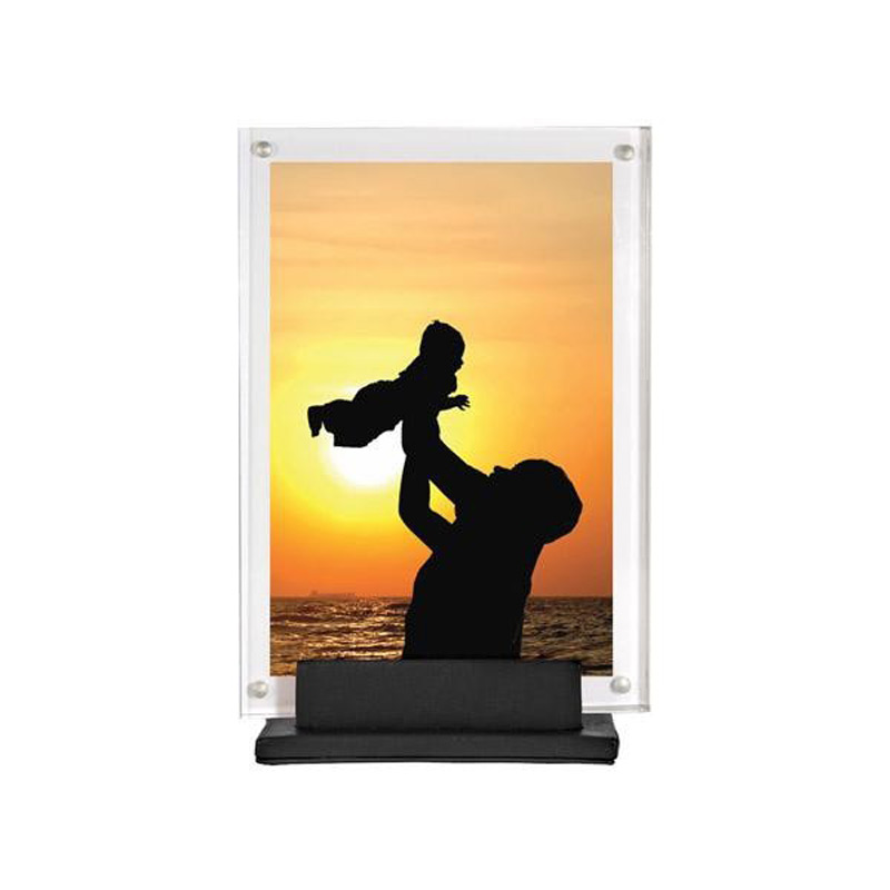 Acrylic And Leather Picture Frame