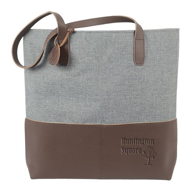 Leather Heathered Tote