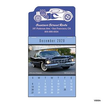 Press-N-Stick<sup>&trade;</sup> Header Cruisin’ Cars Calendar (13-Month)